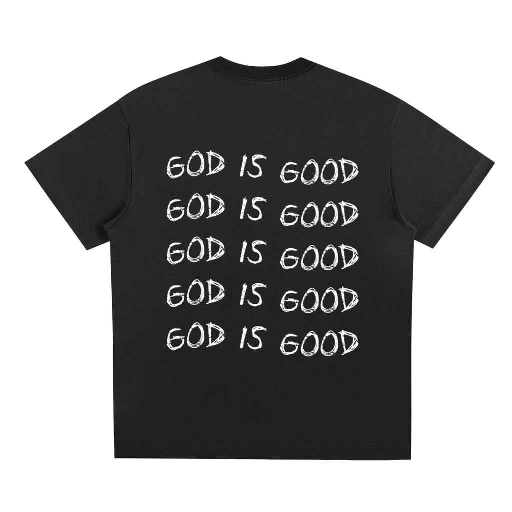 God Is Good V.2 White Text