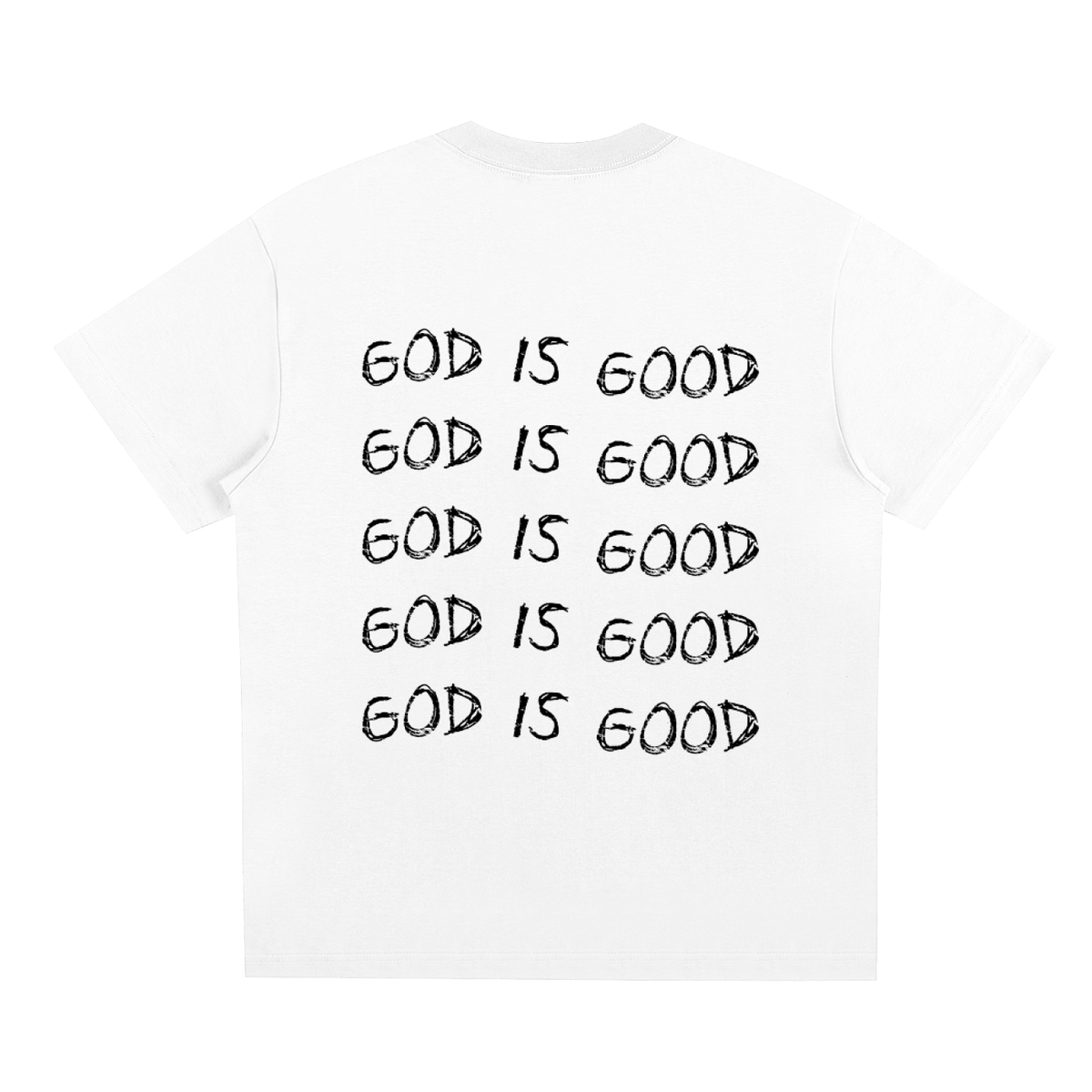 God Is Good V.2 Black Text