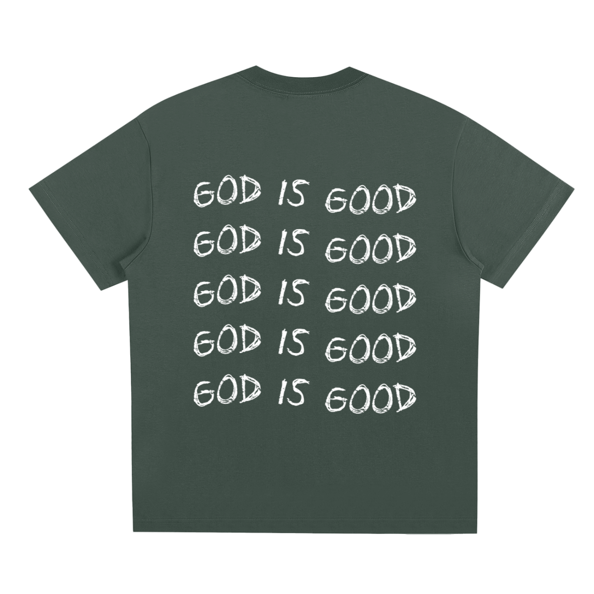 God Is Good V.2 White Text